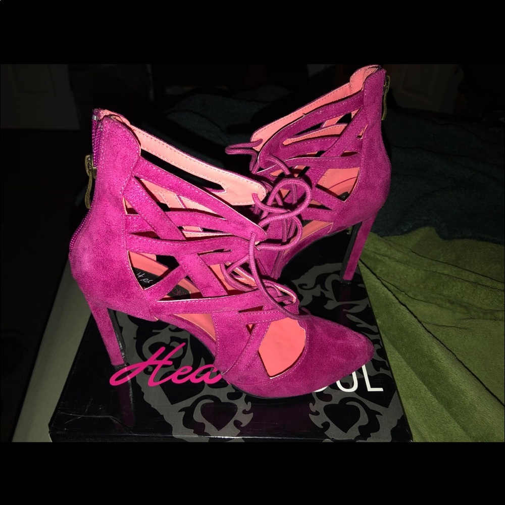 Fuschia Pink Heels